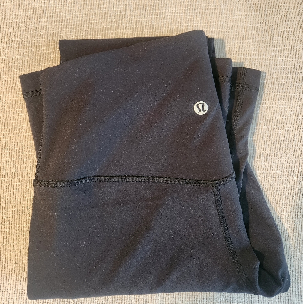 lululemon athletica Black Wide Leg Pants So Cute!